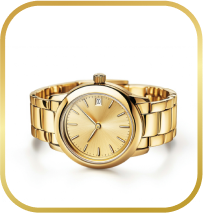Gold Chains, Rings, and Watches